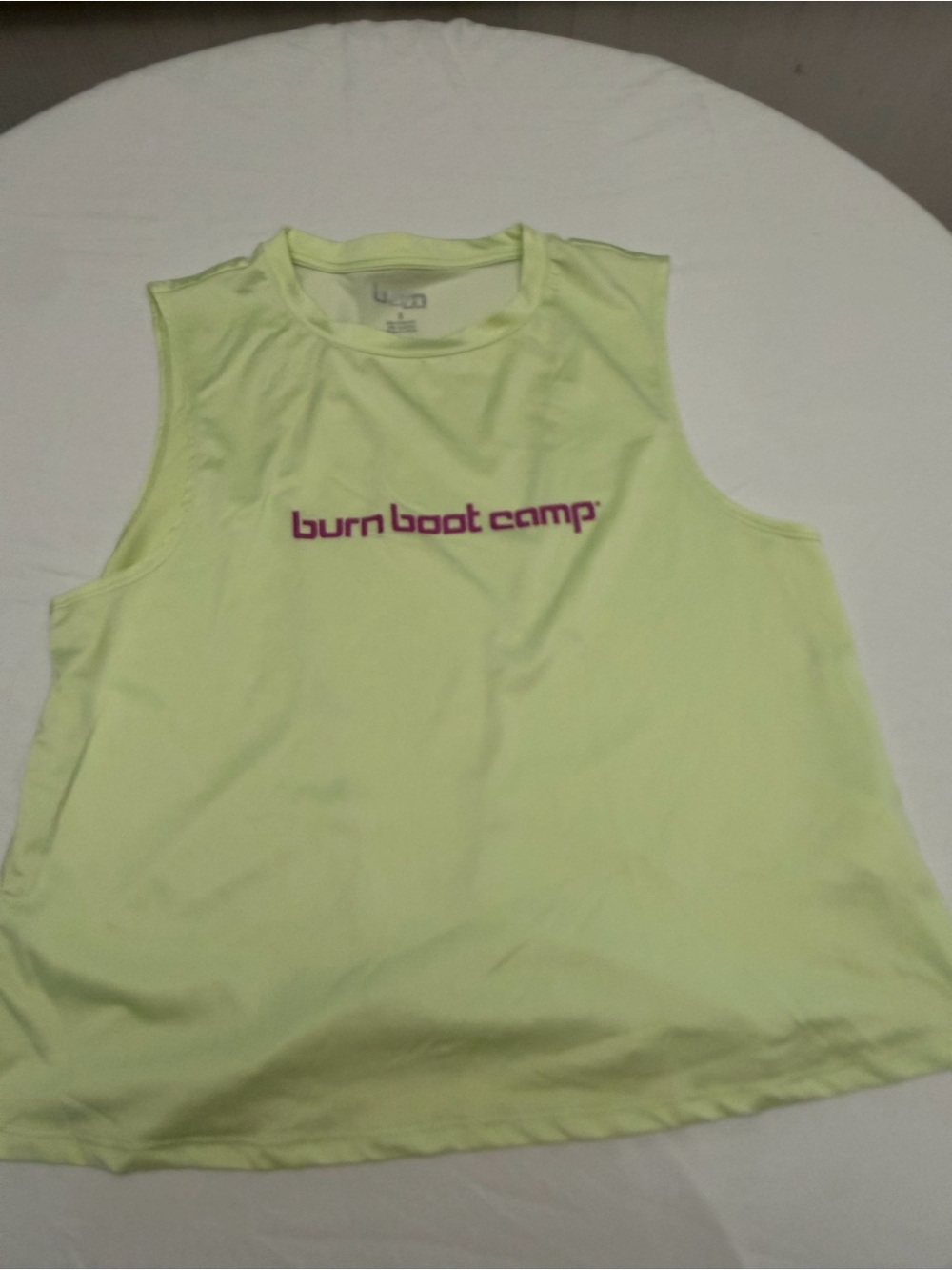Neon Yellow Muscle Tank